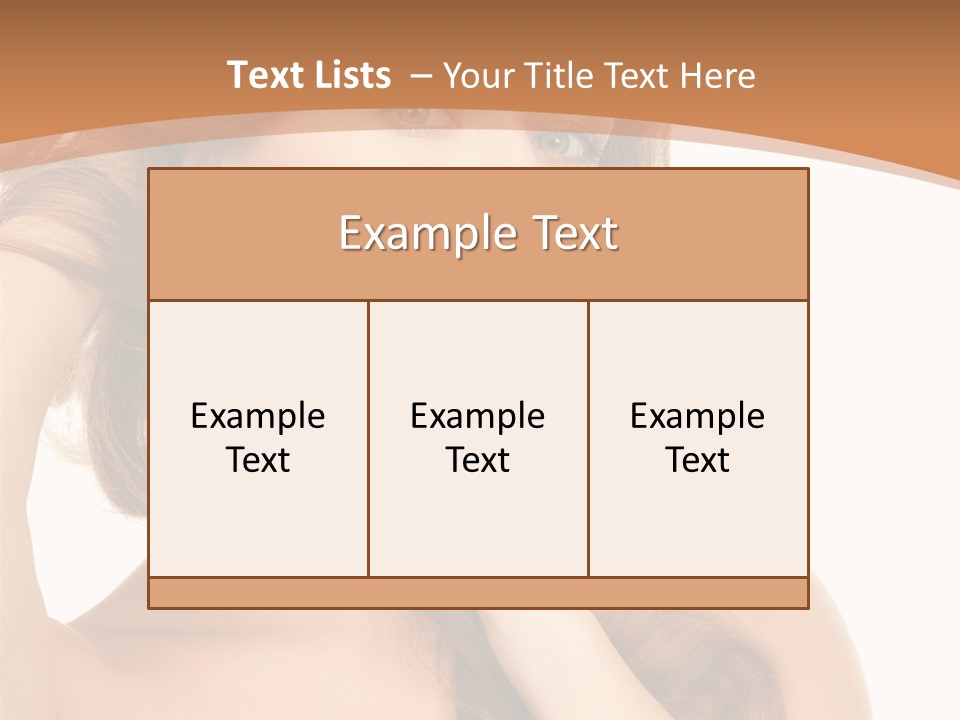 Skincare Face Lovely PowerPoint Template