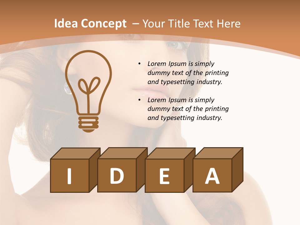 Skincare Face Lovely PowerPoint Template