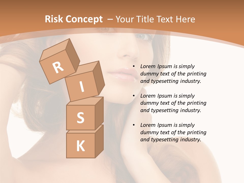 Skincare Face Lovely PowerPoint Template