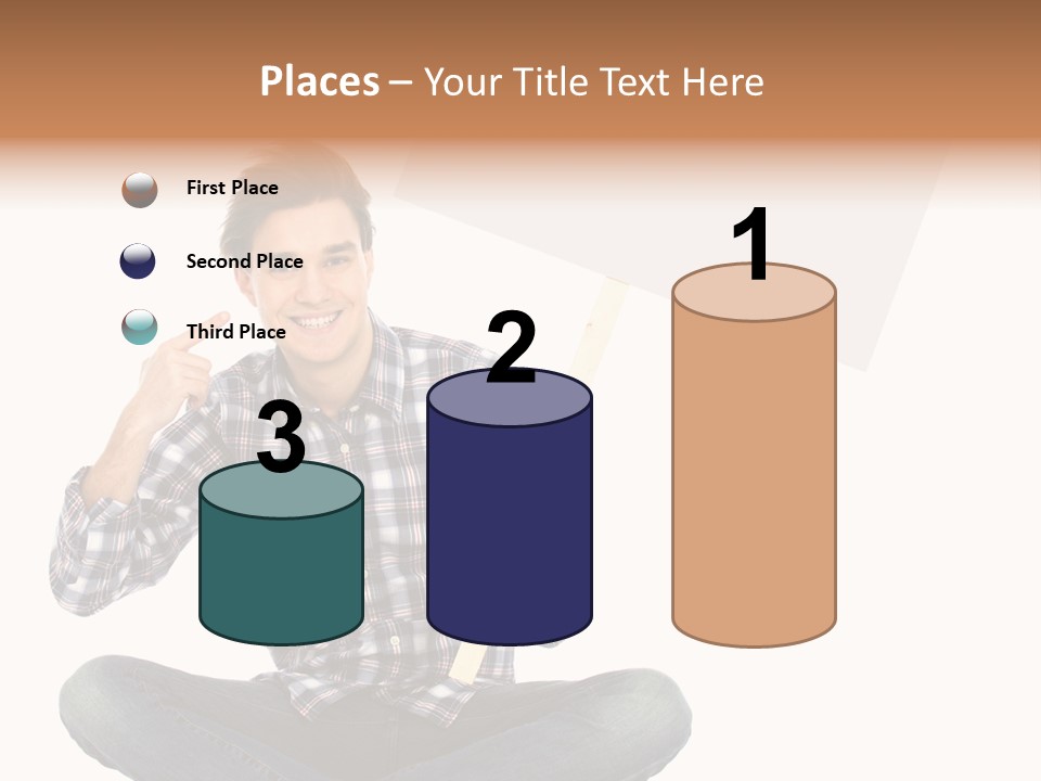 Trendy Teenager Toothy PowerPoint Template