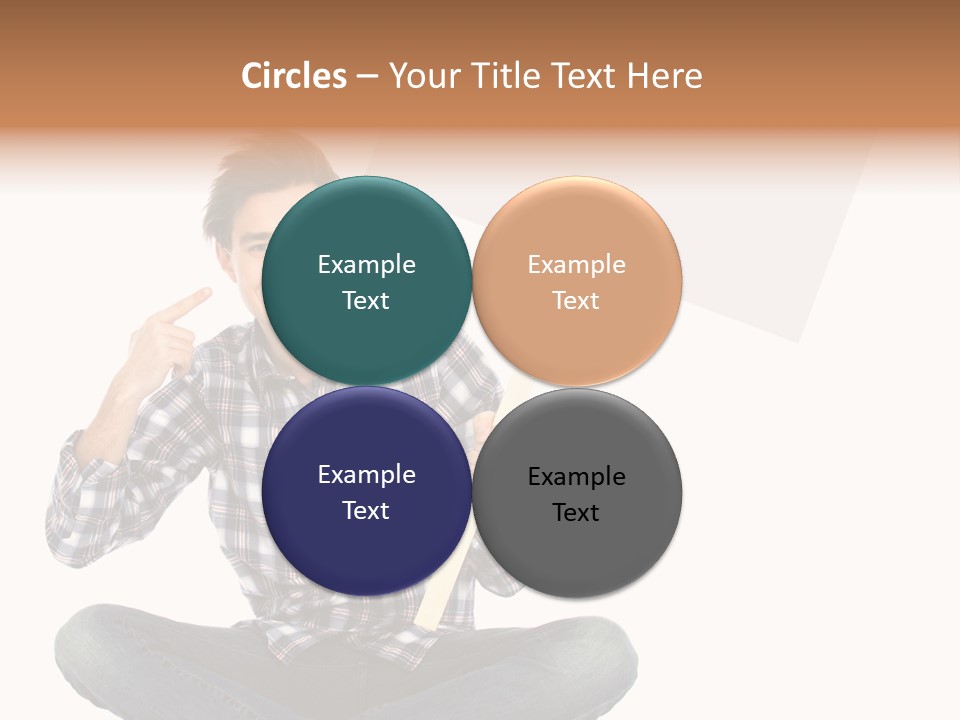 Trendy Teenager Toothy PowerPoint Template