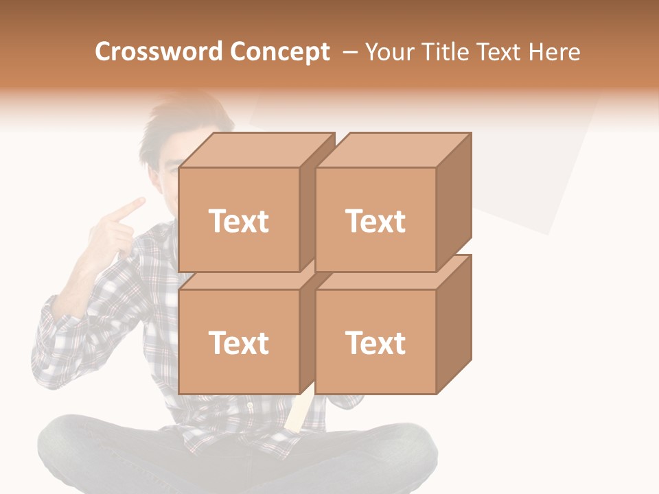 Trendy Teenager Toothy PowerPoint Template