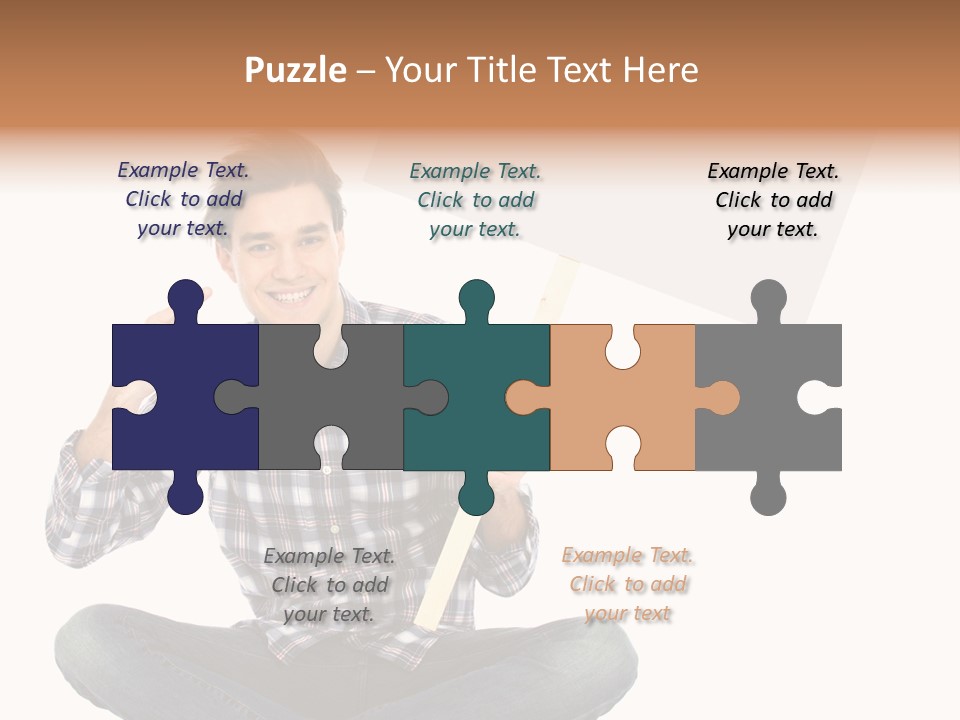 Trendy Teenager Toothy PowerPoint Template