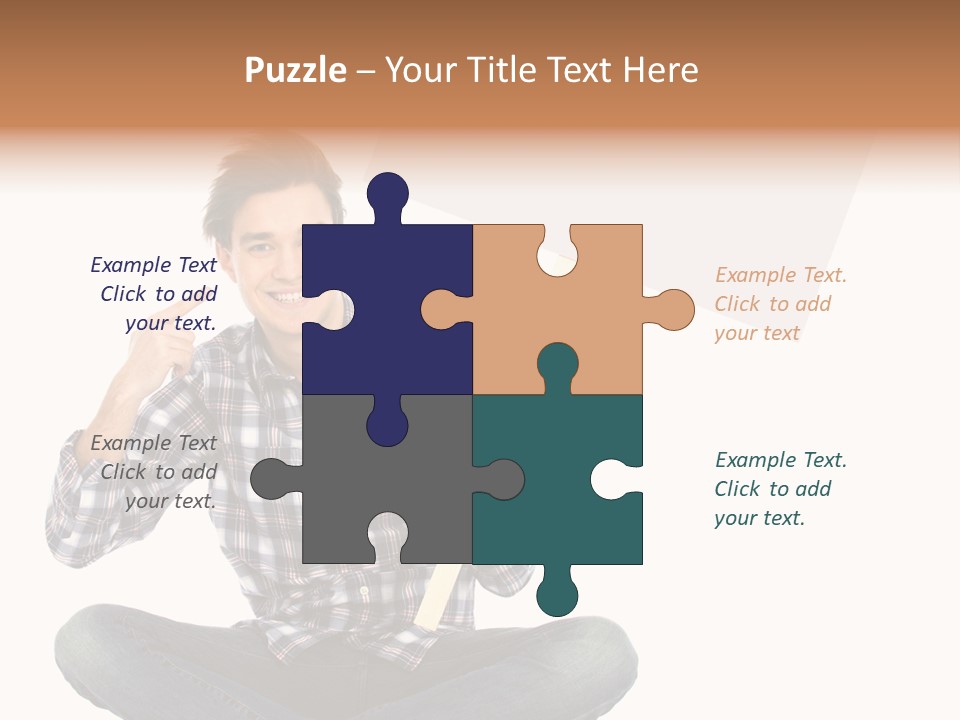 Trendy Teenager Toothy PowerPoint Template