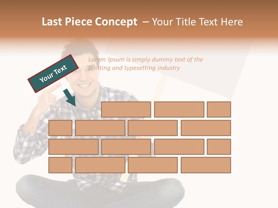 Trendy Teenager Toothy PowerPoint Template