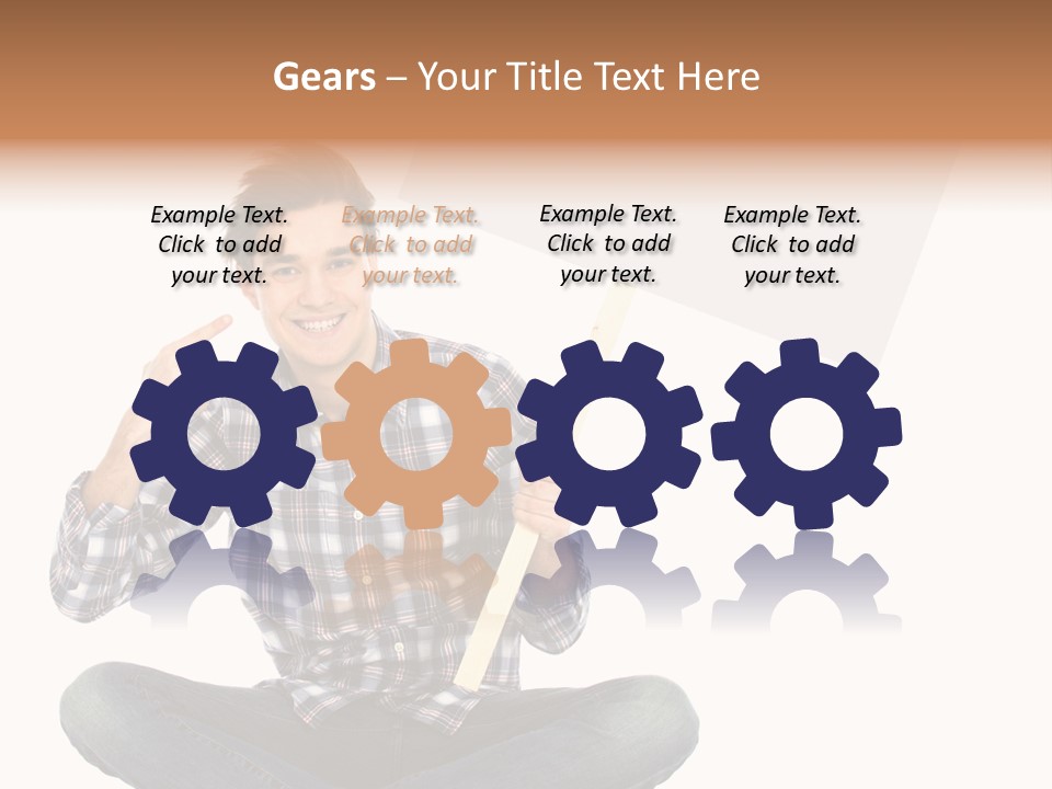 Trendy Teenager Toothy PowerPoint Template