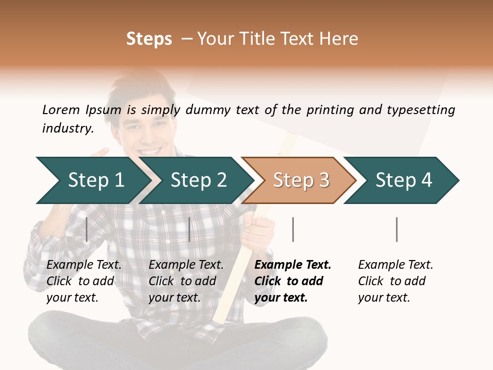 Trendy Teenager Toothy PowerPoint Template