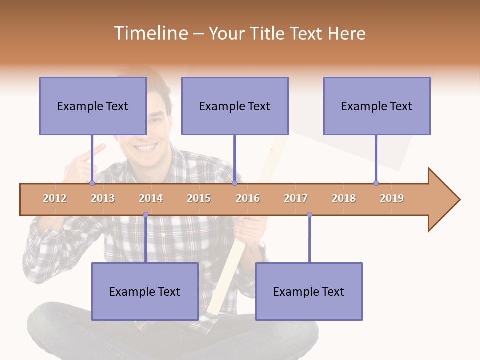 Trendy Teenager Toothy PowerPoint Template