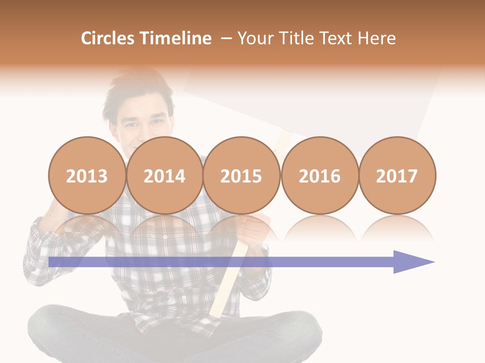 Trendy Teenager Toothy PowerPoint Template