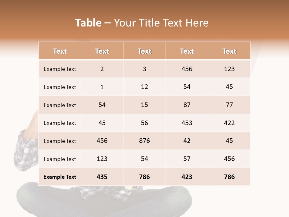 Trendy Teenager Toothy PowerPoint Template