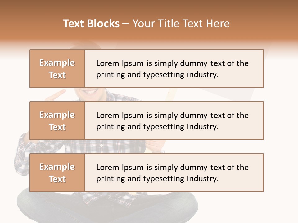 Trendy Teenager Toothy PowerPoint Template