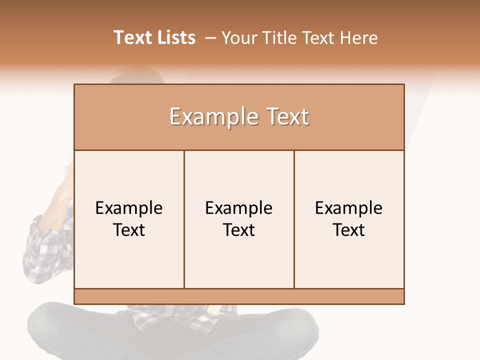 Trendy Teenager Toothy PowerPoint Template