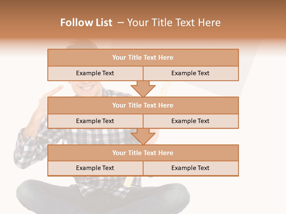 Trendy Teenager Toothy PowerPoint Template