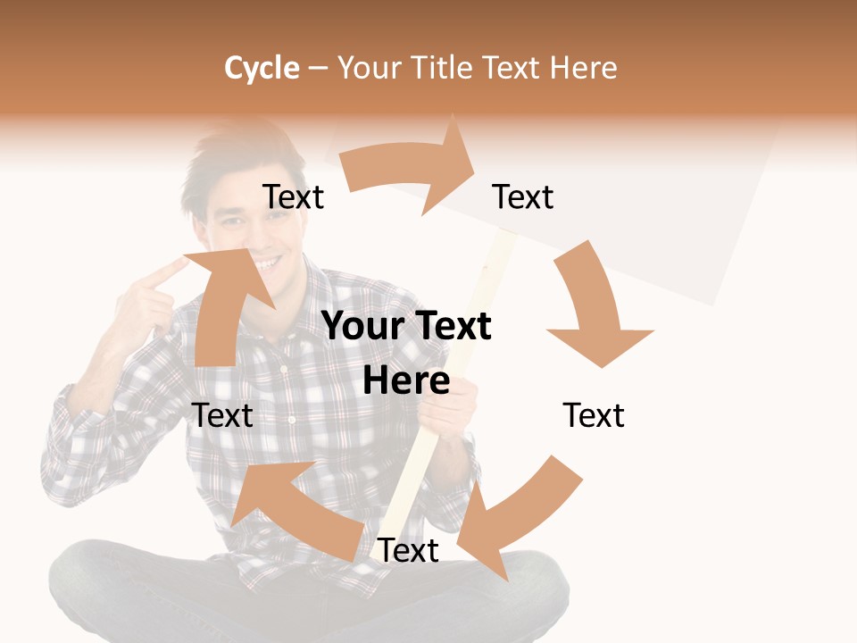 Trendy Teenager Toothy PowerPoint Template