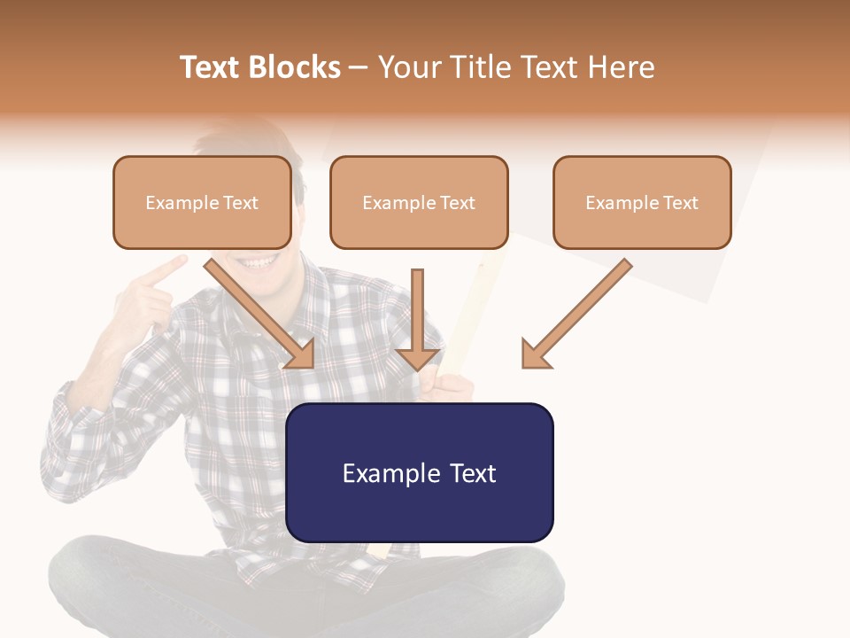 Trendy Teenager Toothy PowerPoint Template
