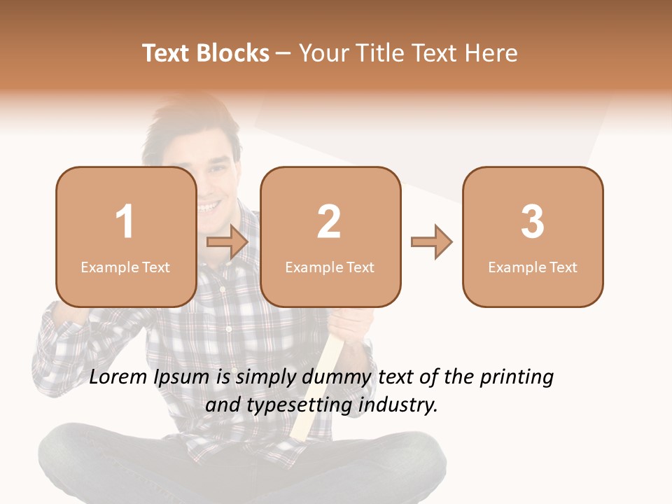 Trendy Teenager Toothy PowerPoint Template