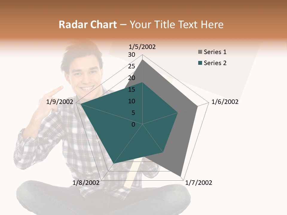 Trendy Teenager Toothy PowerPoint Template