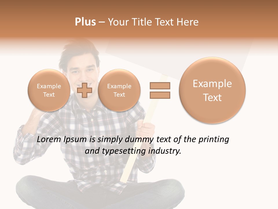 Trendy Teenager Toothy PowerPoint Template