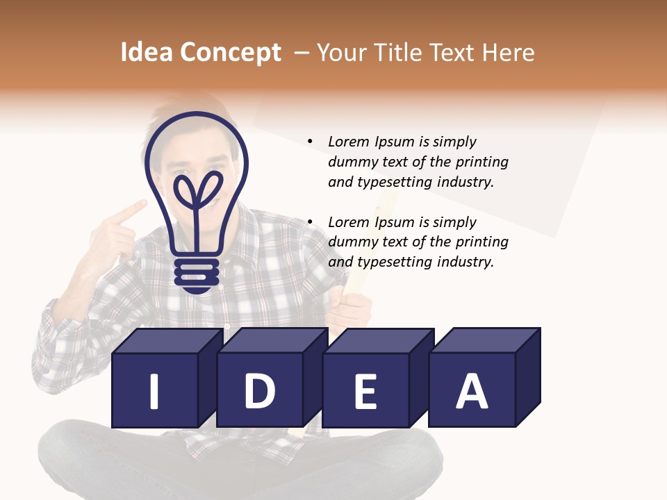 Trendy Teenager Toothy PowerPoint Template