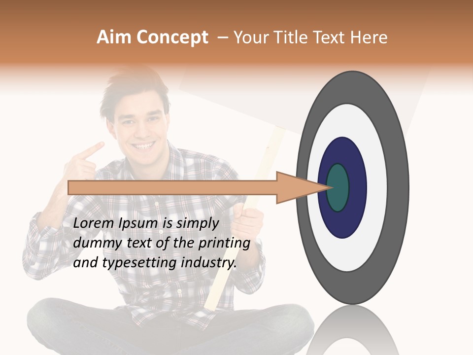 Trendy Teenager Toothy PowerPoint Template