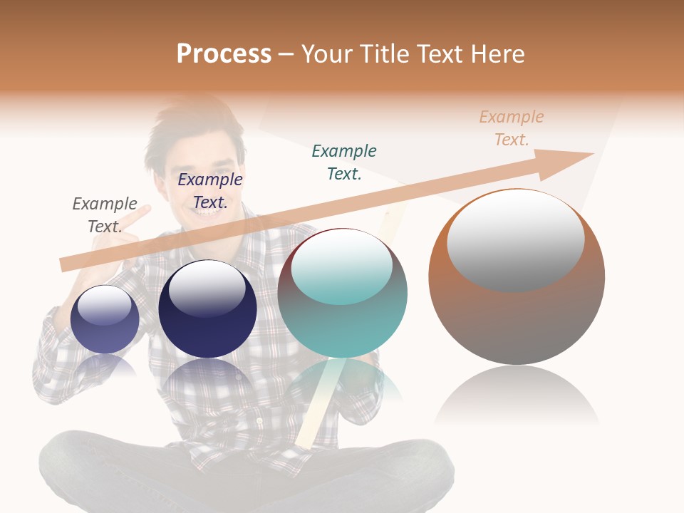 Trendy Teenager Toothy PowerPoint Template