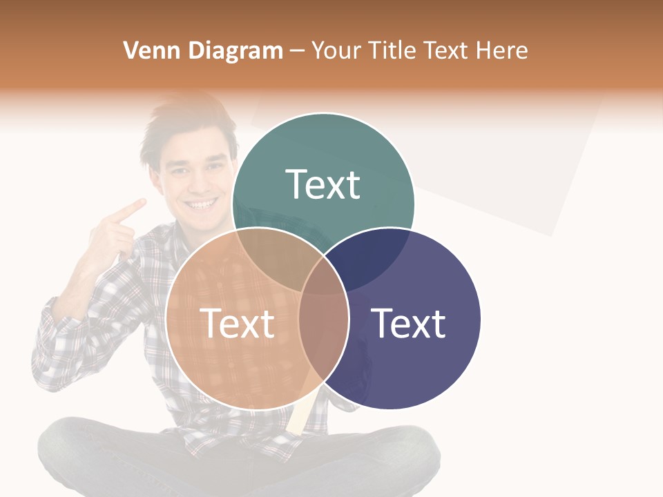 Trendy Teenager Toothy PowerPoint Template