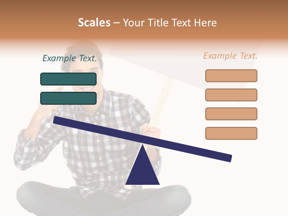 Trendy Teenager Toothy PowerPoint Template