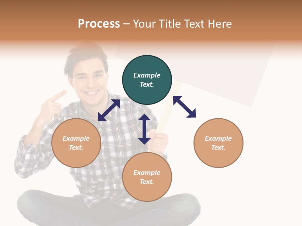 Trendy Teenager Toothy PowerPoint Template
