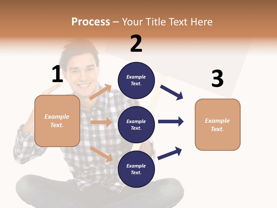 Trendy Teenager Toothy PowerPoint Template