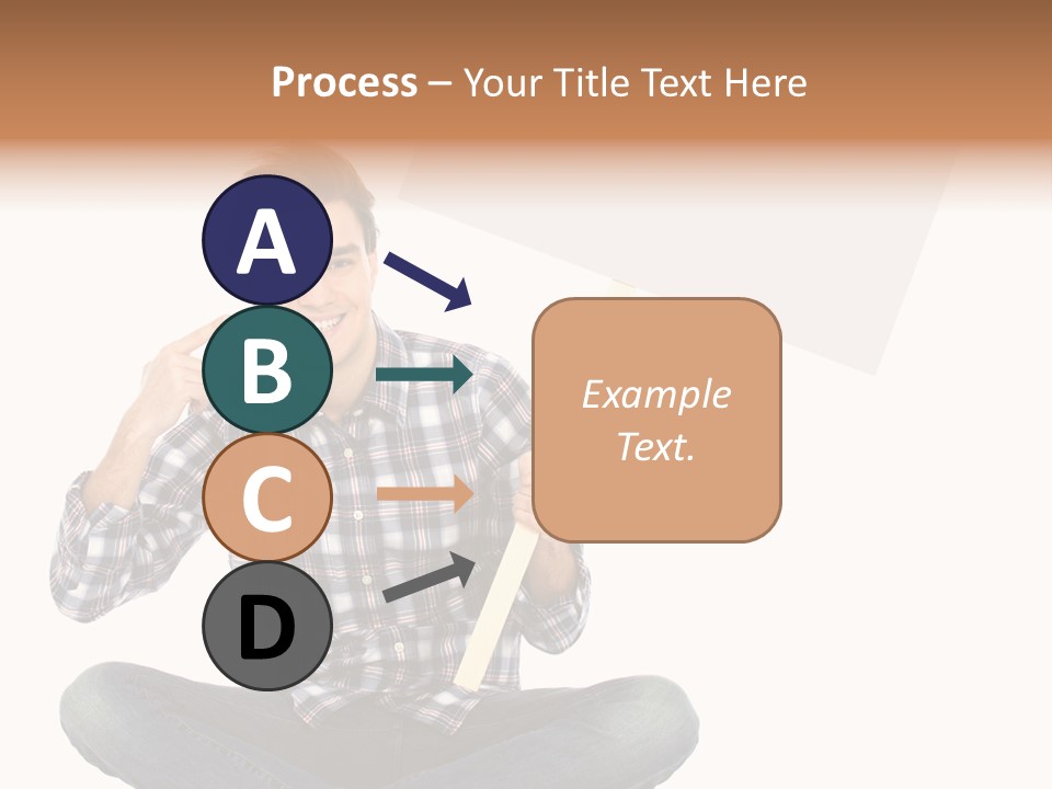 Trendy Teenager Toothy PowerPoint Template