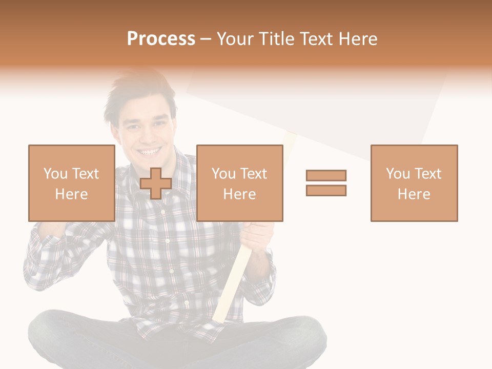 Trendy Teenager Toothy PowerPoint Template
