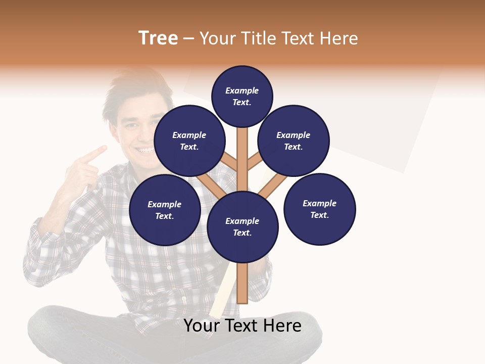 Trendy Teenager Toothy PowerPoint Template