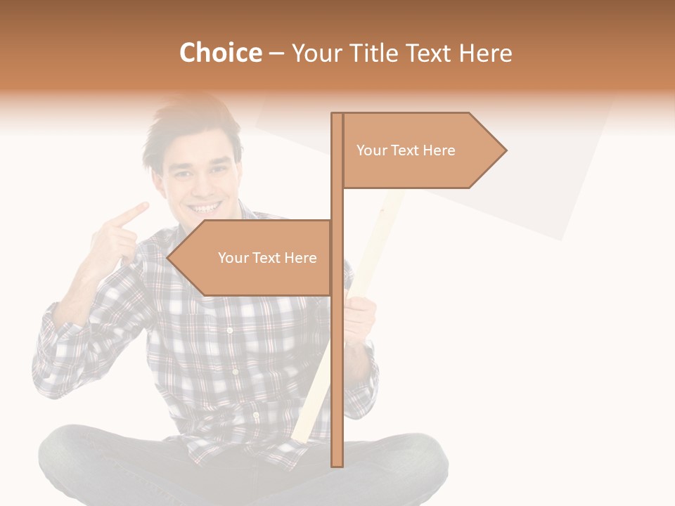 Trendy Teenager Toothy PowerPoint Template