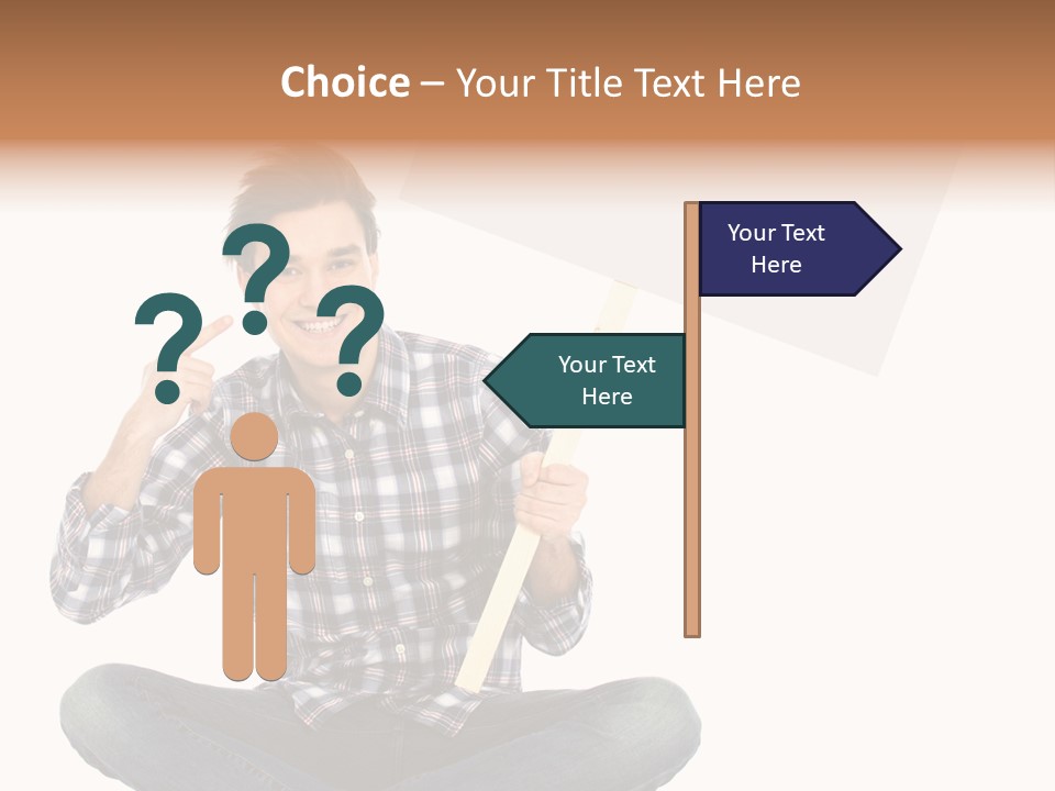 Trendy Teenager Toothy PowerPoint Template