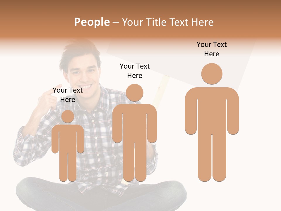 Trendy Teenager Toothy PowerPoint Template