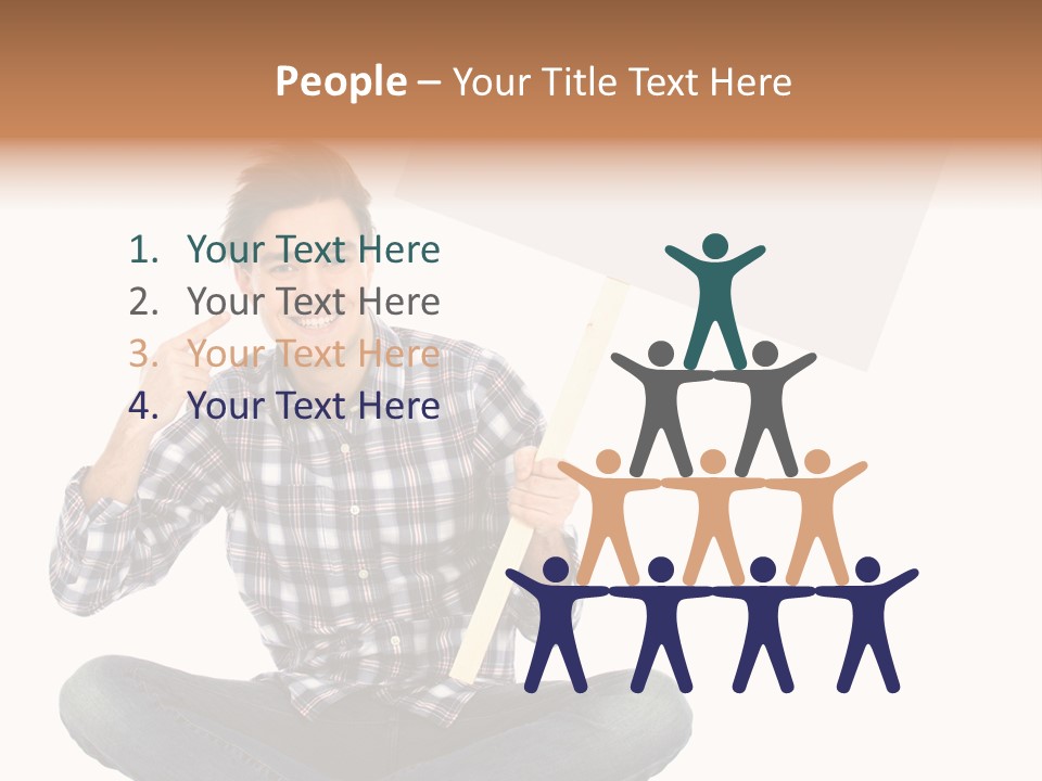 Trendy Teenager Toothy PowerPoint Template