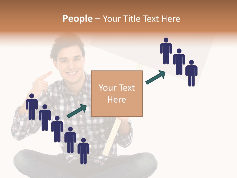 Trendy Teenager Toothy PowerPoint Template