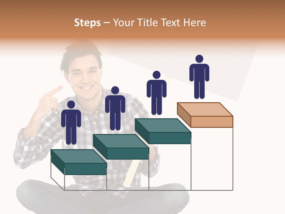 Trendy Teenager Toothy PowerPoint Template