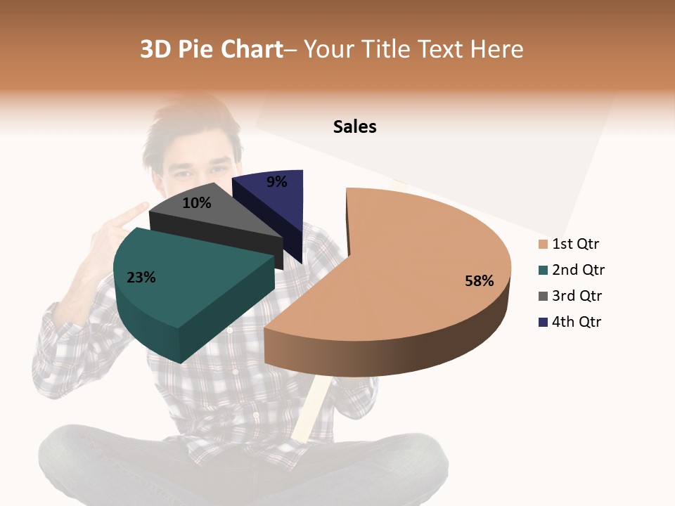 Trendy Teenager Toothy PowerPoint Template