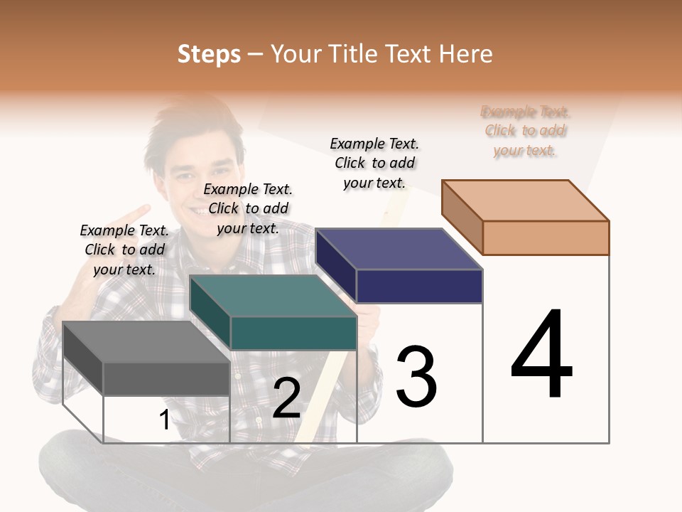 Trendy Teenager Toothy PowerPoint Template