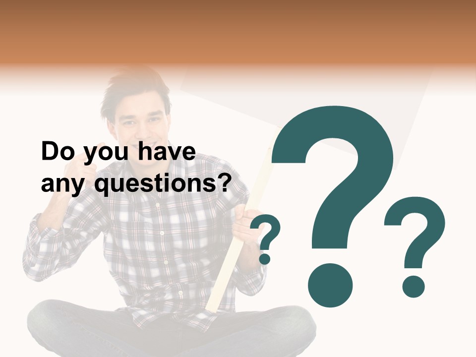 Trendy Teenager Toothy PowerPoint Template