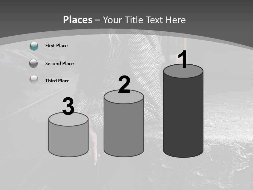 Pose Beauty Glamour PowerPoint Template