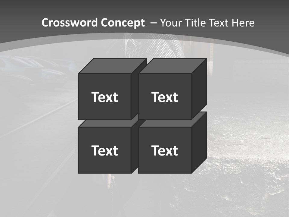 Pose Beauty Glamour PowerPoint Template