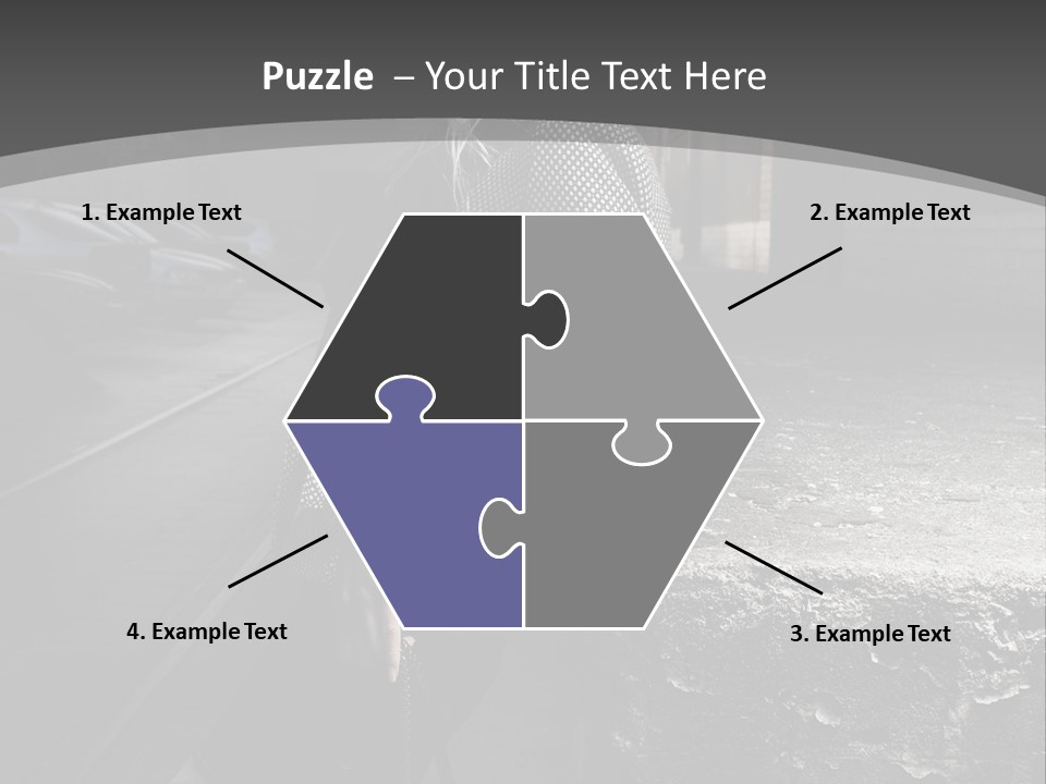 Pose Beauty Glamour PowerPoint Template