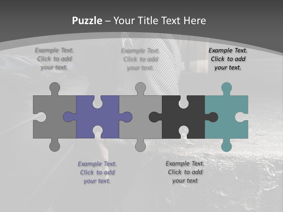 Pose Beauty Glamour PowerPoint Template