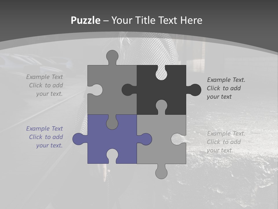 Pose Beauty Glamour PowerPoint Template