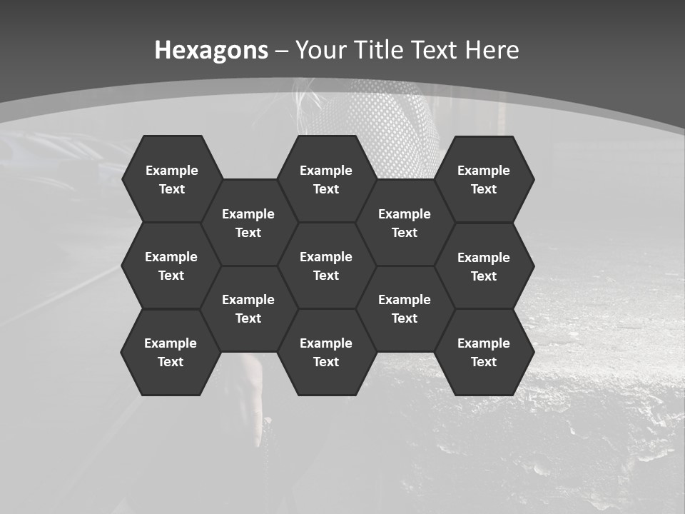 Pose Beauty Glamour PowerPoint Template