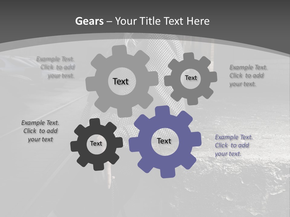 Pose Beauty Glamour PowerPoint Template