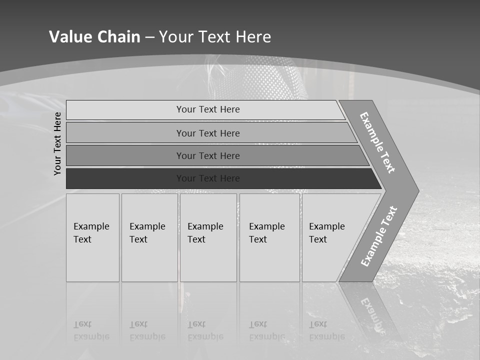 Pose Beauty Glamour PowerPoint Template