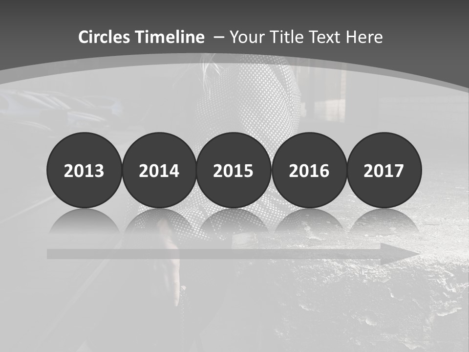 Pose Beauty Glamour PowerPoint Template